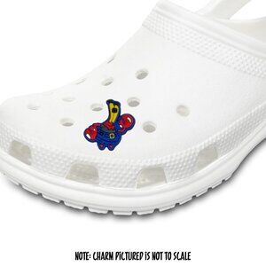 Mr Krabs SpongeBob Inspired Cartoon Red Blue Croc Charm